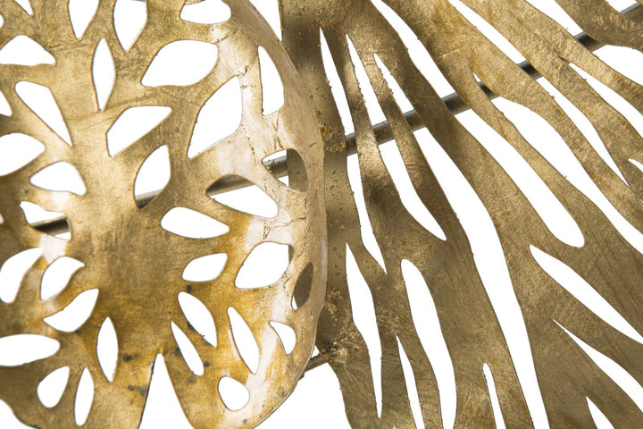 Blattgold Wanddekoration (Moderne Skulptur)