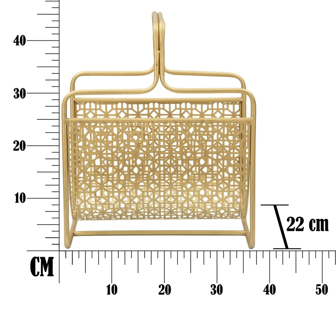 Gold Metall Zeitungshalter (Modern Dekoration)