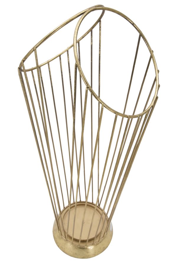 Gold Metall Regenschirmhalter (Modern Dekoration)