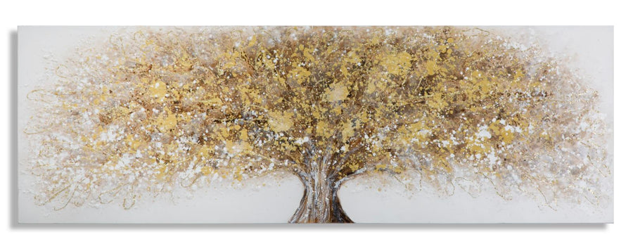 Große goldene Holzmalerei