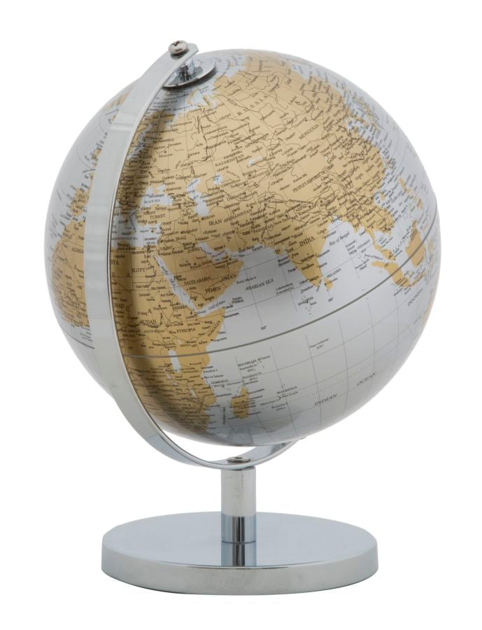Gold & Silber Globus (Moderne Dekoration)