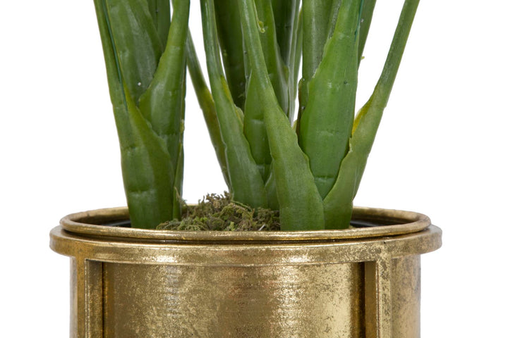Gold Metall Pflanzgefäß Vase