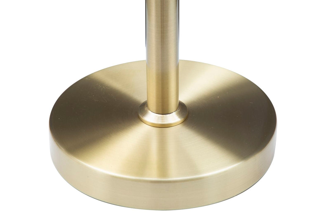 Goldfarbene Metall-Tischlampe mit 4 Lichtern