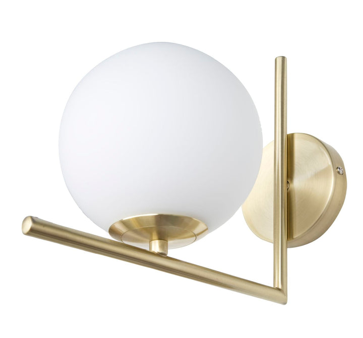 Goldene Wandlampe mit rundem Rand (Moderne Dekoration)