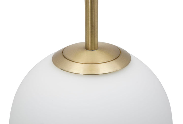 Goldfarbene Metall-Wandleuchte mit 2 Glühbirnen