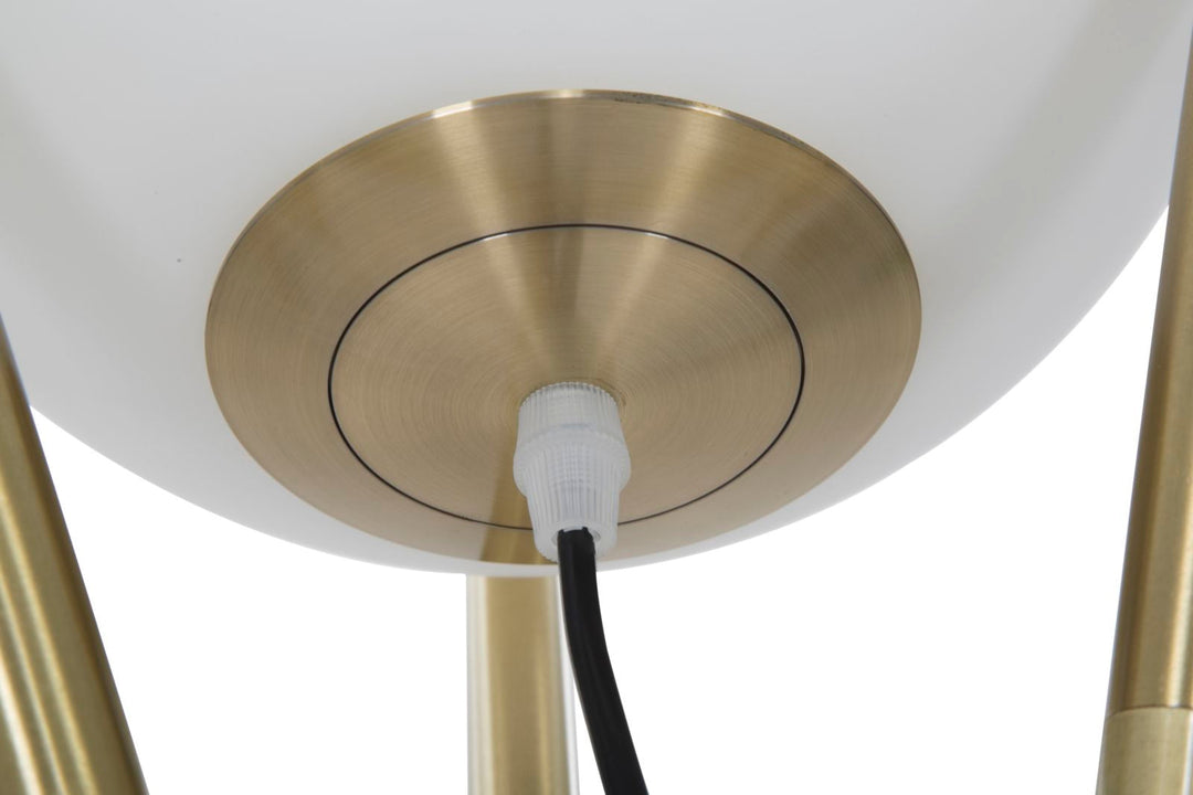 Goldene Metall Stehlampe