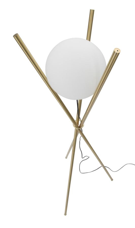 Goldene Metall Stehlampe