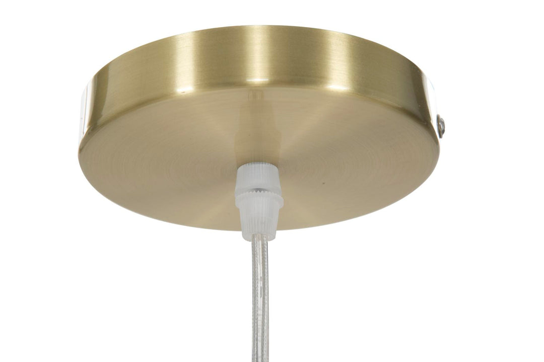 Goldene Metall-Deckenleuchte in Tropfenform