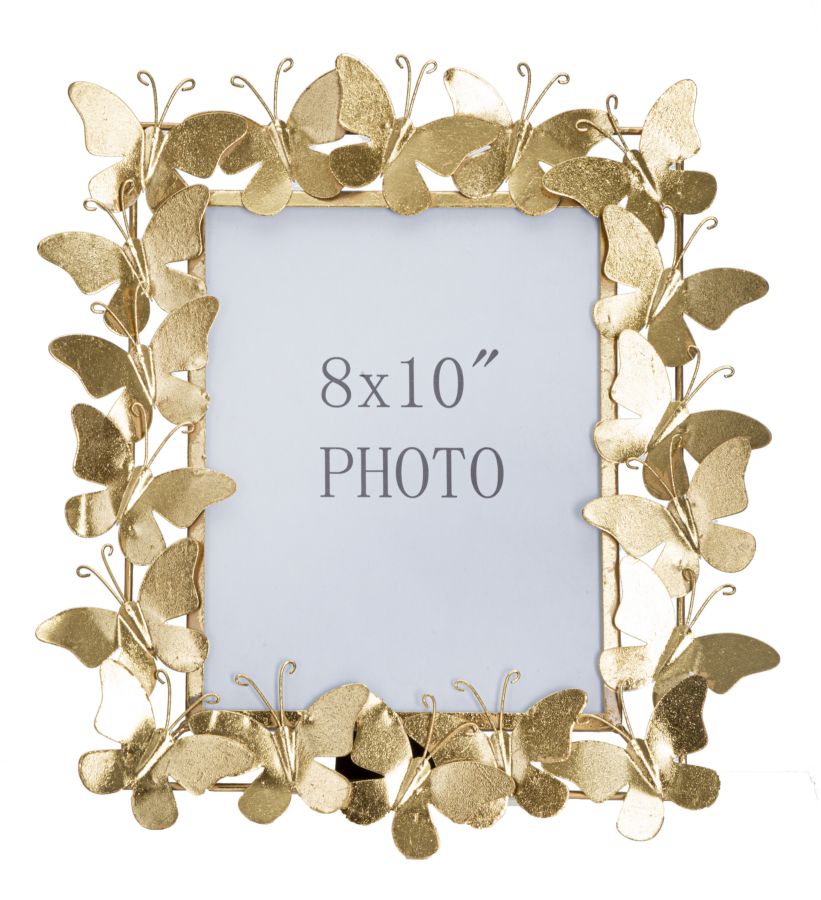Gold Metall Schmetterling Bilderrahmen