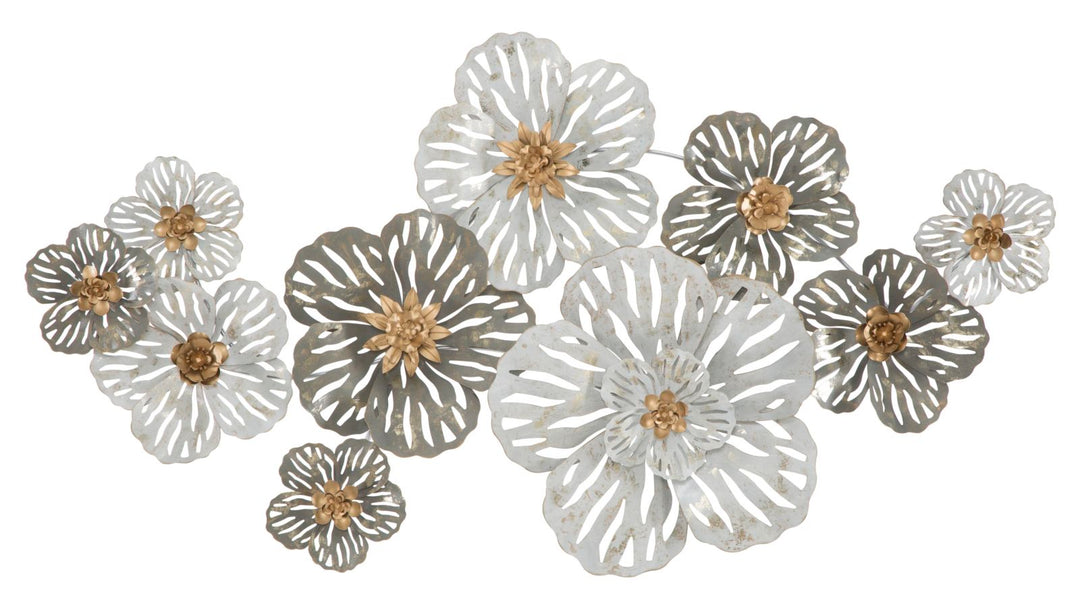 Metall Blume Wanddekoration