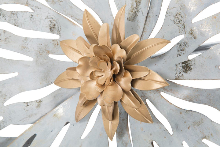 Metall Blume Wanddekoration