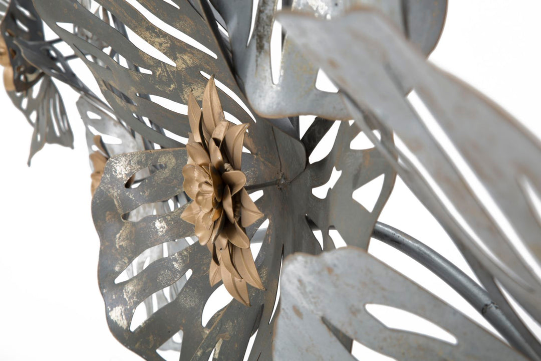 Metall Blume Wanddekoration