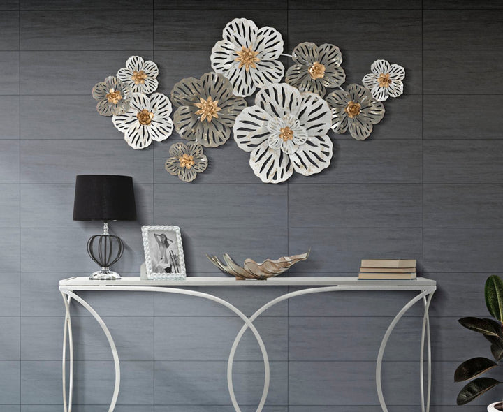 Metall Blume Wanddekoration