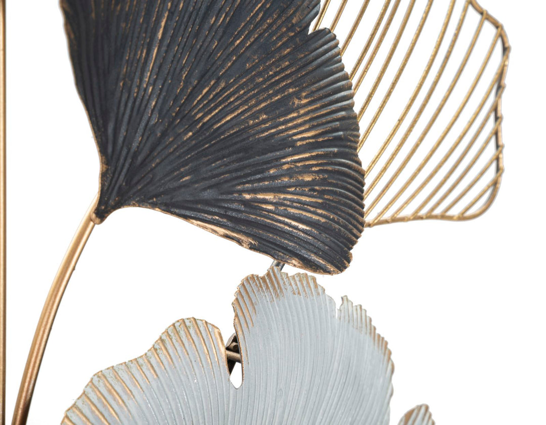 Metall-Blatt-Bouquet Wanddekoration
