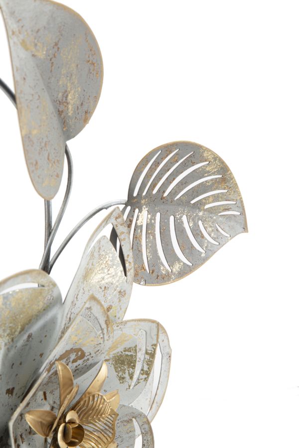 Metallblume Wanddekoration (Moderne Skulptur)