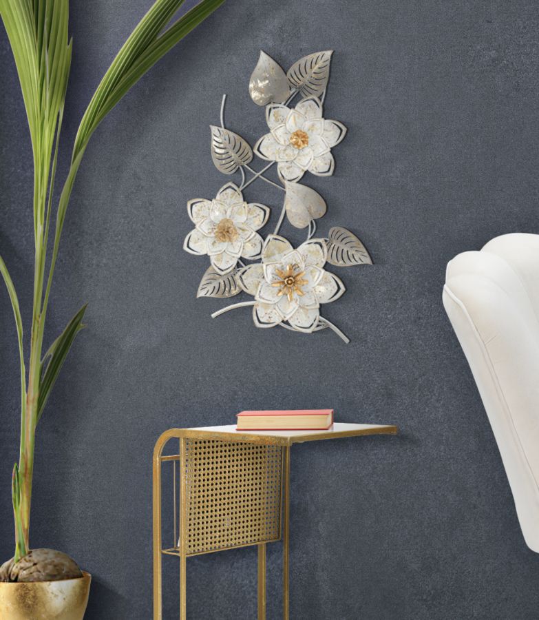Metallblume Wanddekoration (Moderne Skulptur)