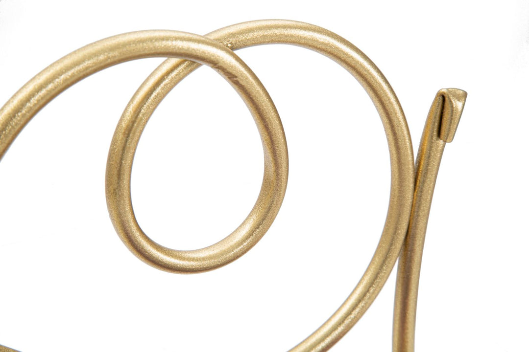 Goldene Wandregale aus Metall und Glas
