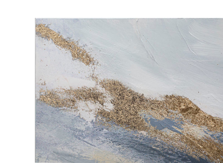 Fototapete aus Gold und grauem Marmor 3er Set