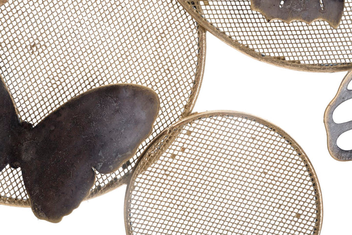 Metall Schmetterling Wanddekoration
