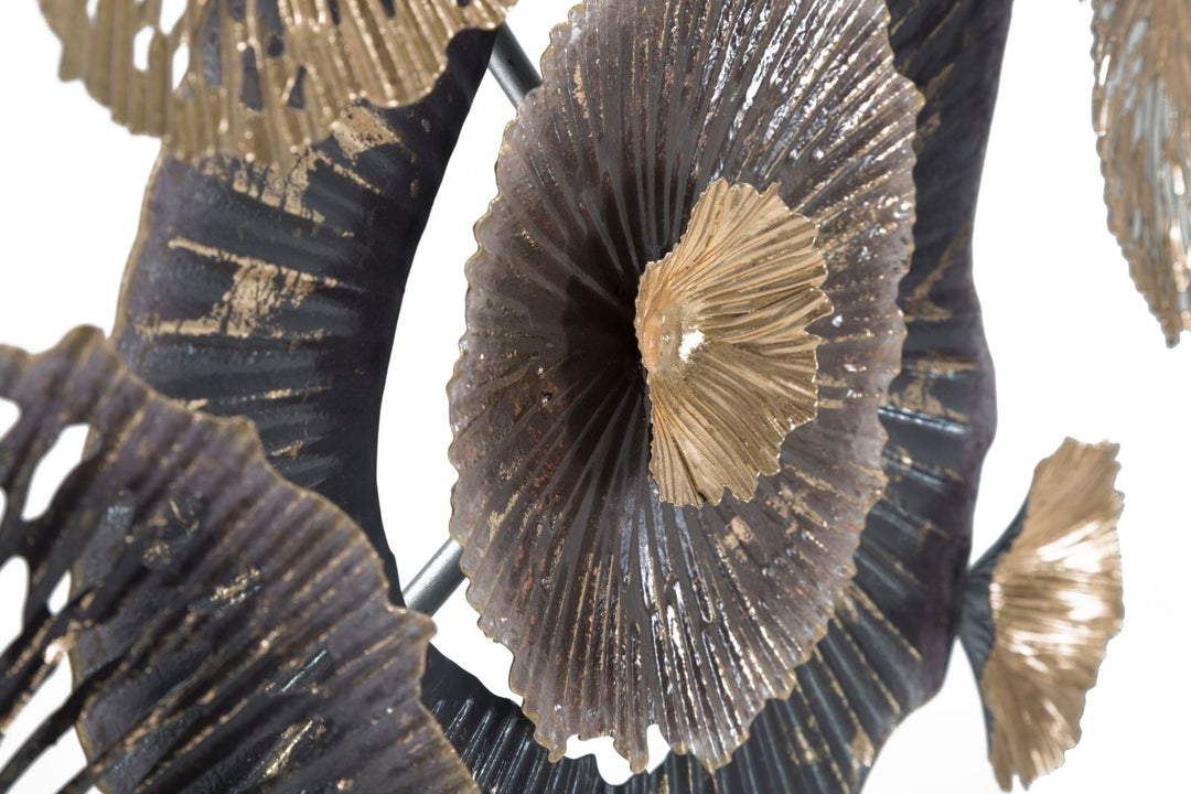 Metall Blume Wanddekoration
