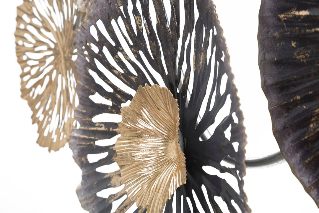 Metall Blume Wanddekoration