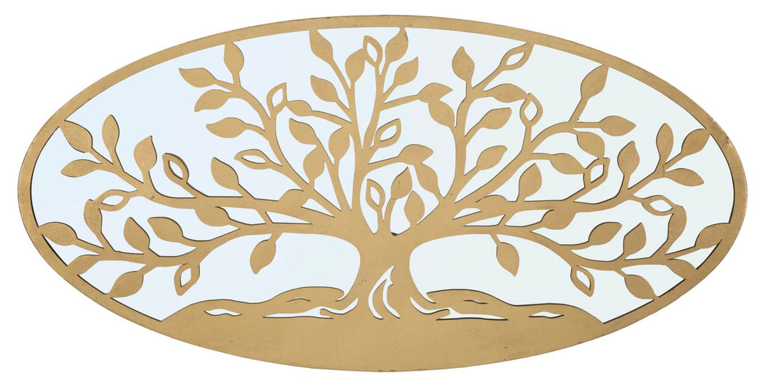 Goldener Baum Wanddekoration