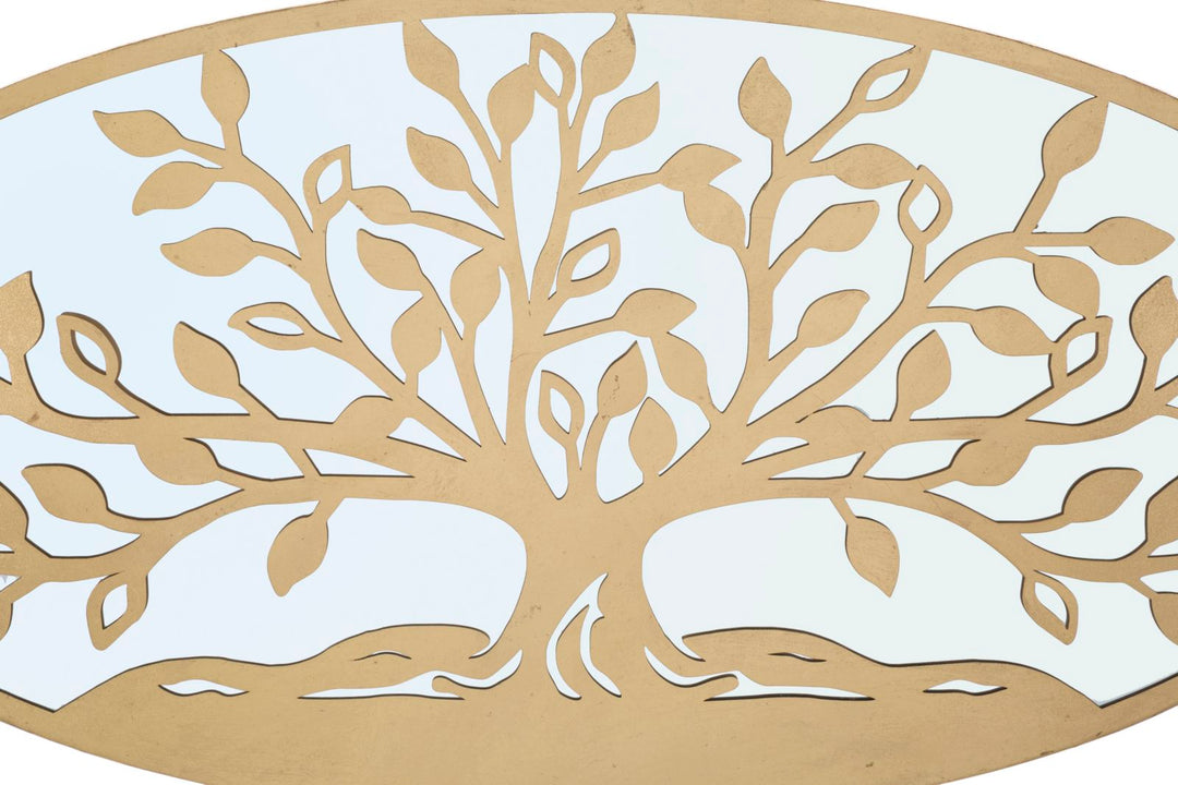 Goldener Baum Wanddekoration