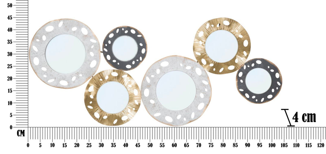 Metall Kreise Geometrisch Wanddekoration