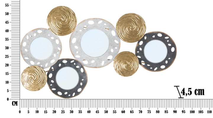 Metall Kreise Geometrisch Wanddekoration