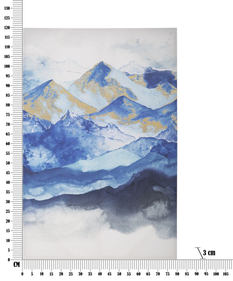 Blaue Berge Abstrakte Malerei