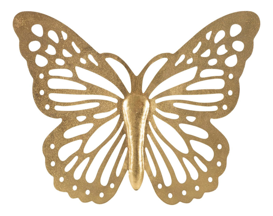 Große Gold Farbe Schmetterling Wanddekoration