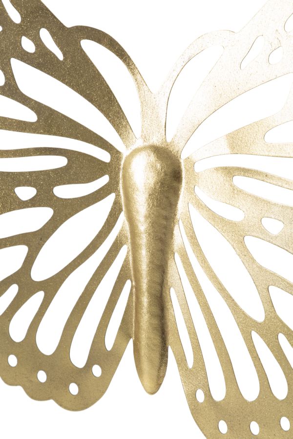 Große Gold Farbe Schmetterling Wanddekoration