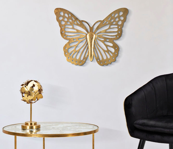 Große Gold Farbe Schmetterling Wanddekoration