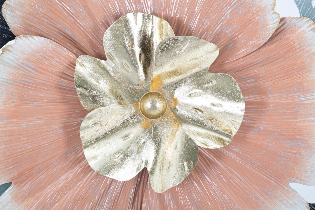Metall Blume Wanddekoration