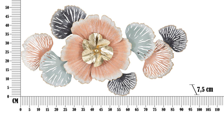 Metall Blume Wanddekoration