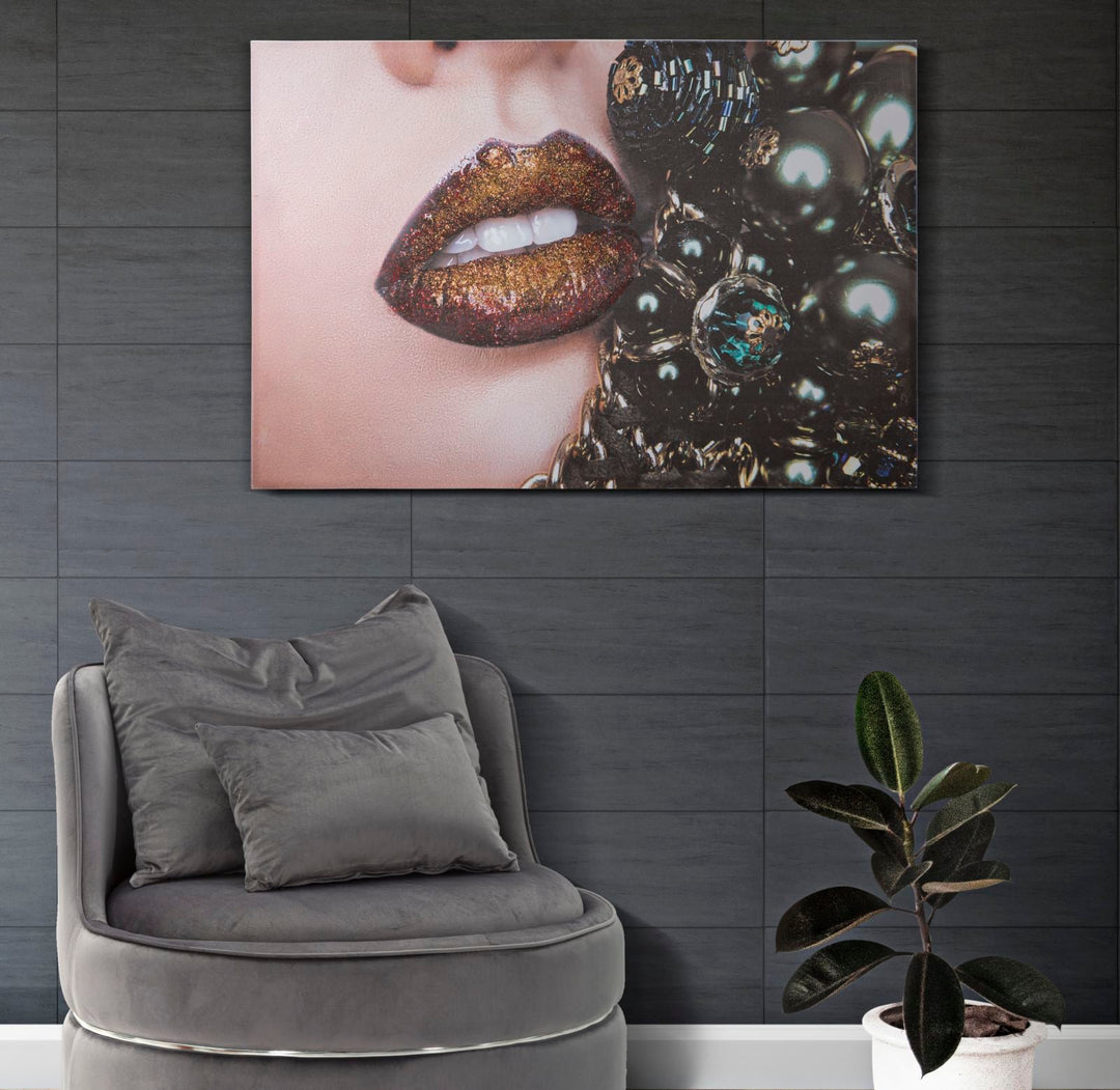 Frauen Lippen Moderne Malerei