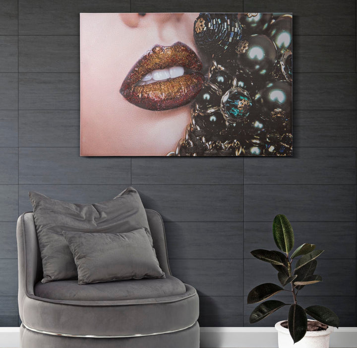 Frauen Lippen Moderne Malerei