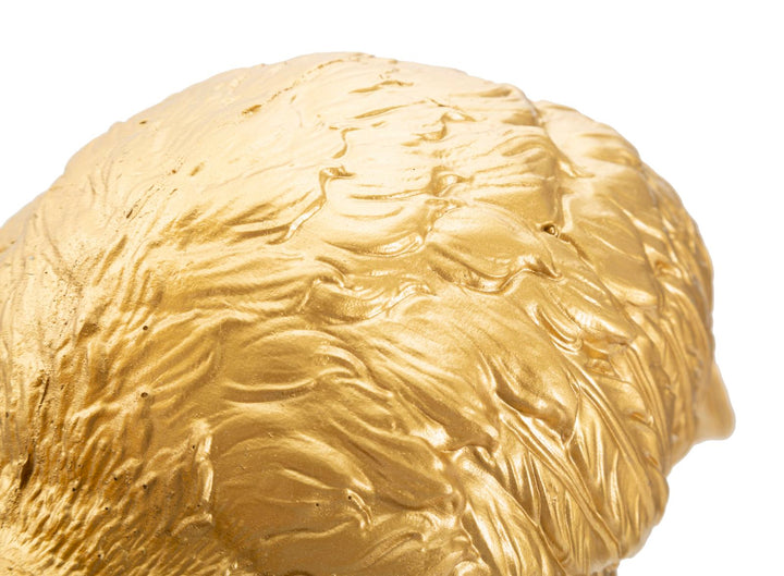 Goldene Flamingo-Tischlampe