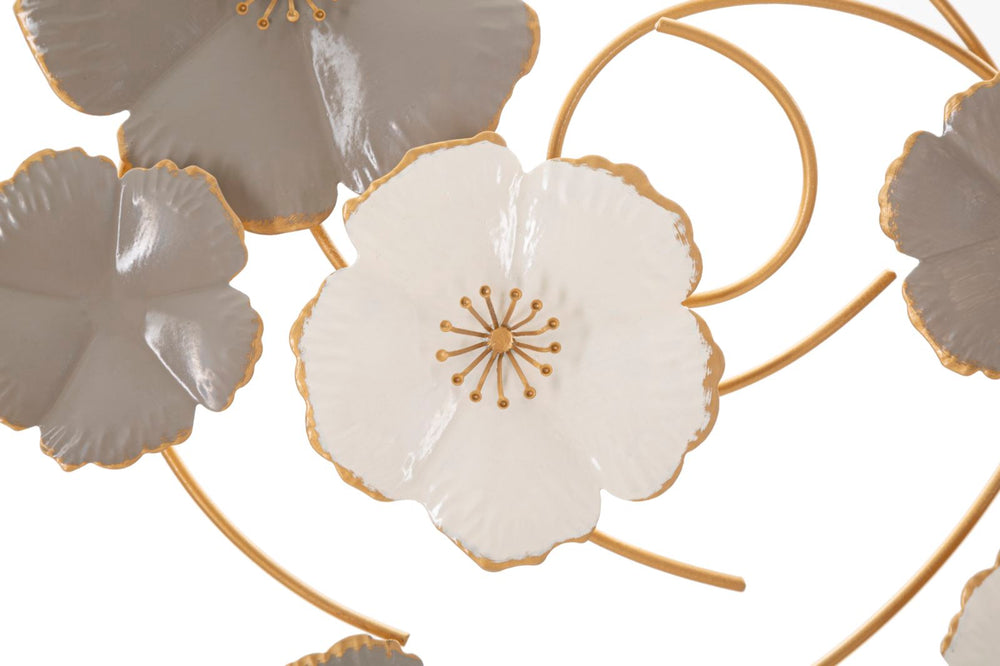 Metall Blume Wanddekoration