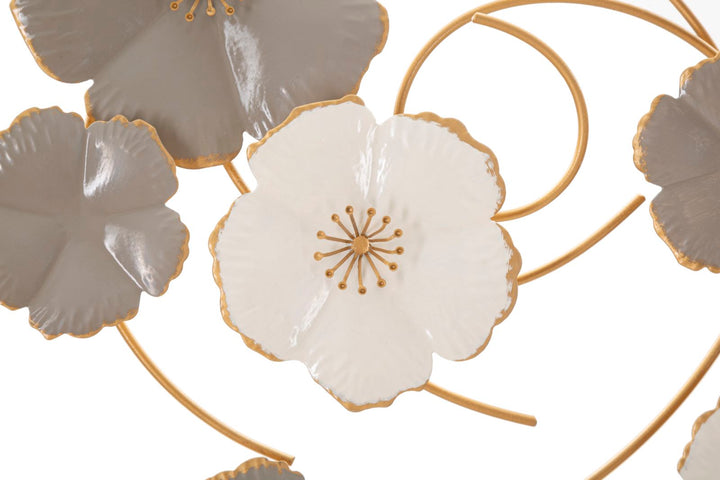 Metall Blume Wanddekoration