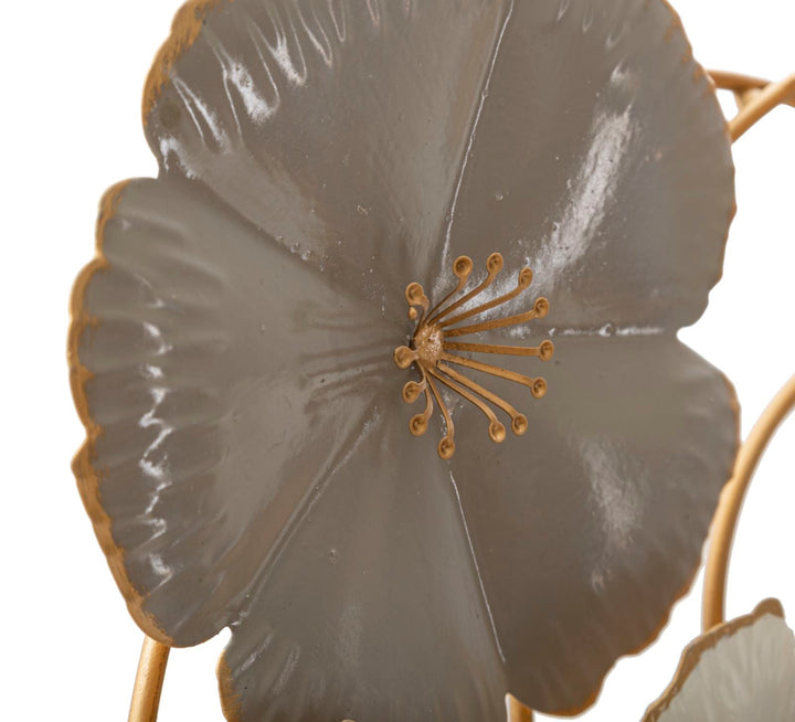 Metall Blume Wanddekoration
