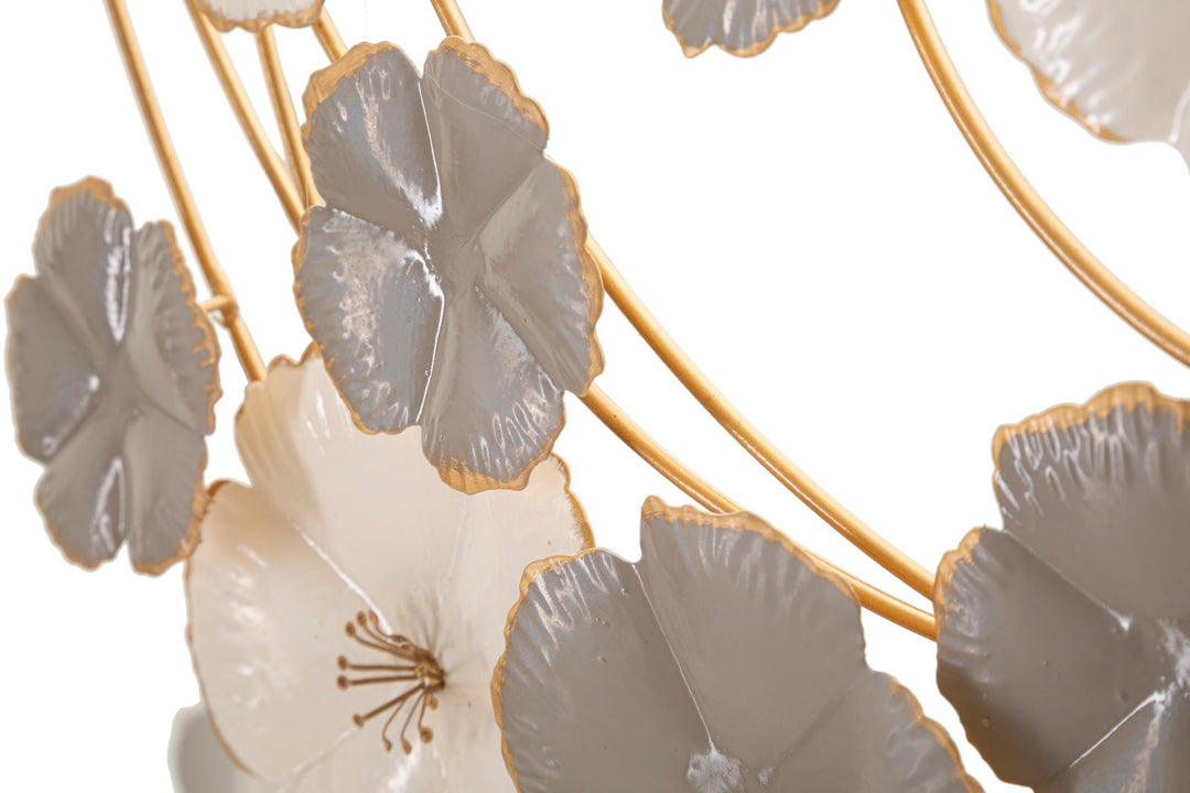 Metall Blume Wanddekoration