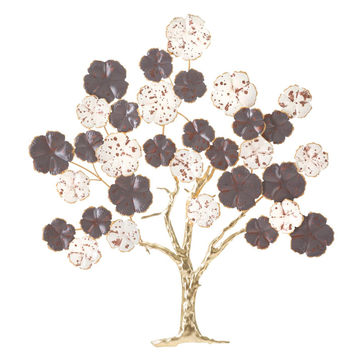 Metall Floral Holz Wanddekoration