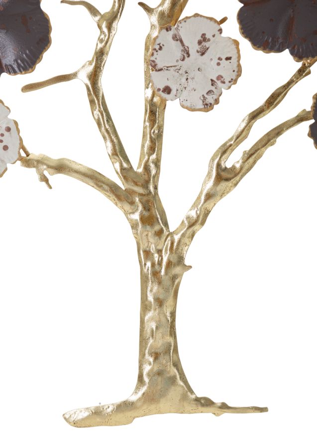 Metall Floral Holz Wanddekoration