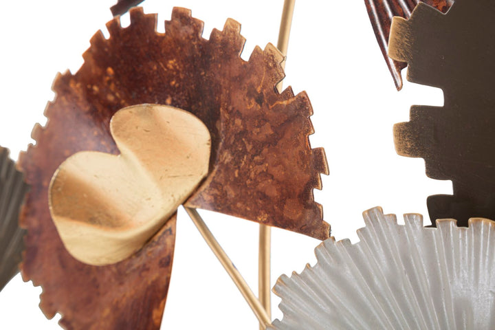 Metall Floral Holz Wanddekoration