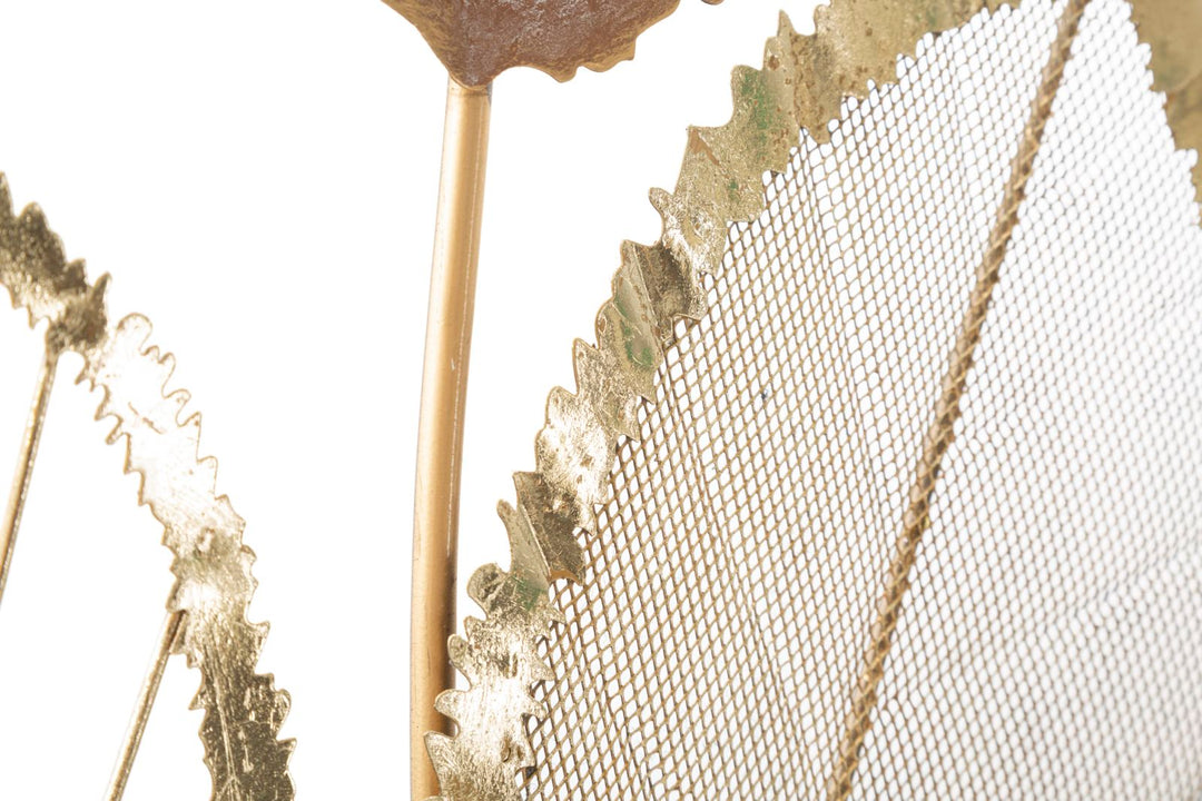 Metall-Blatt-Bouquet Wanddekoration