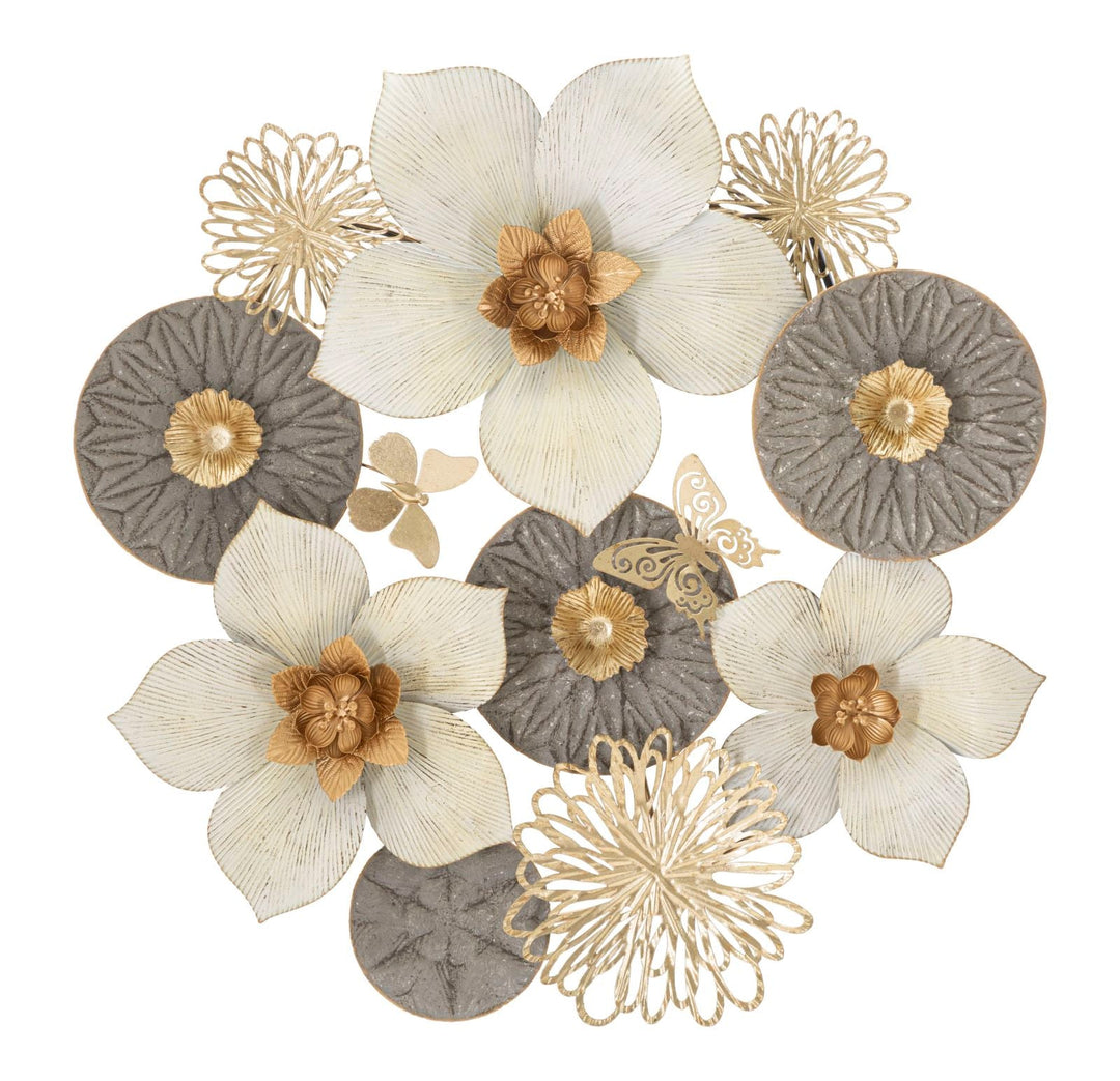 Metall Blume Wanddekoration
