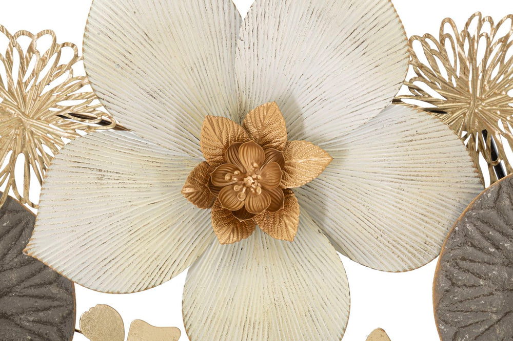 Metall Blume Wanddekoration