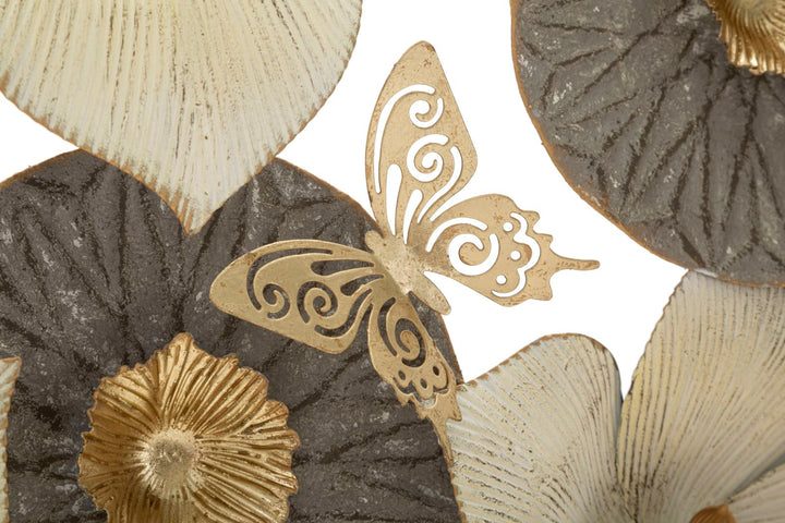 Metall Blume Wanddekoration