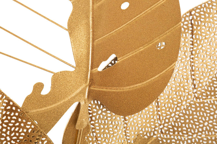 Gold Farbe Blatt Wanddekoration